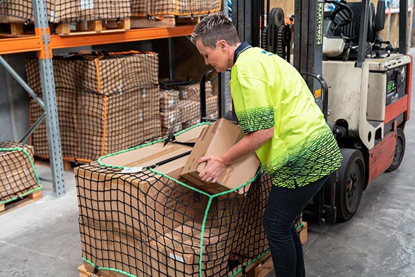 PCNets – an alternative to plastic pallet wrap, shrink-wrap or stretch film